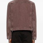Giacca Origin con bottoni in denim in marrone Our Legacy - UOMO 
