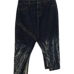 Gonna midi con fantasia tie dye in blu Feng chen wang - donna 