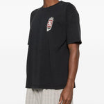 T-shirt con logo in nero Rhude - uomo 