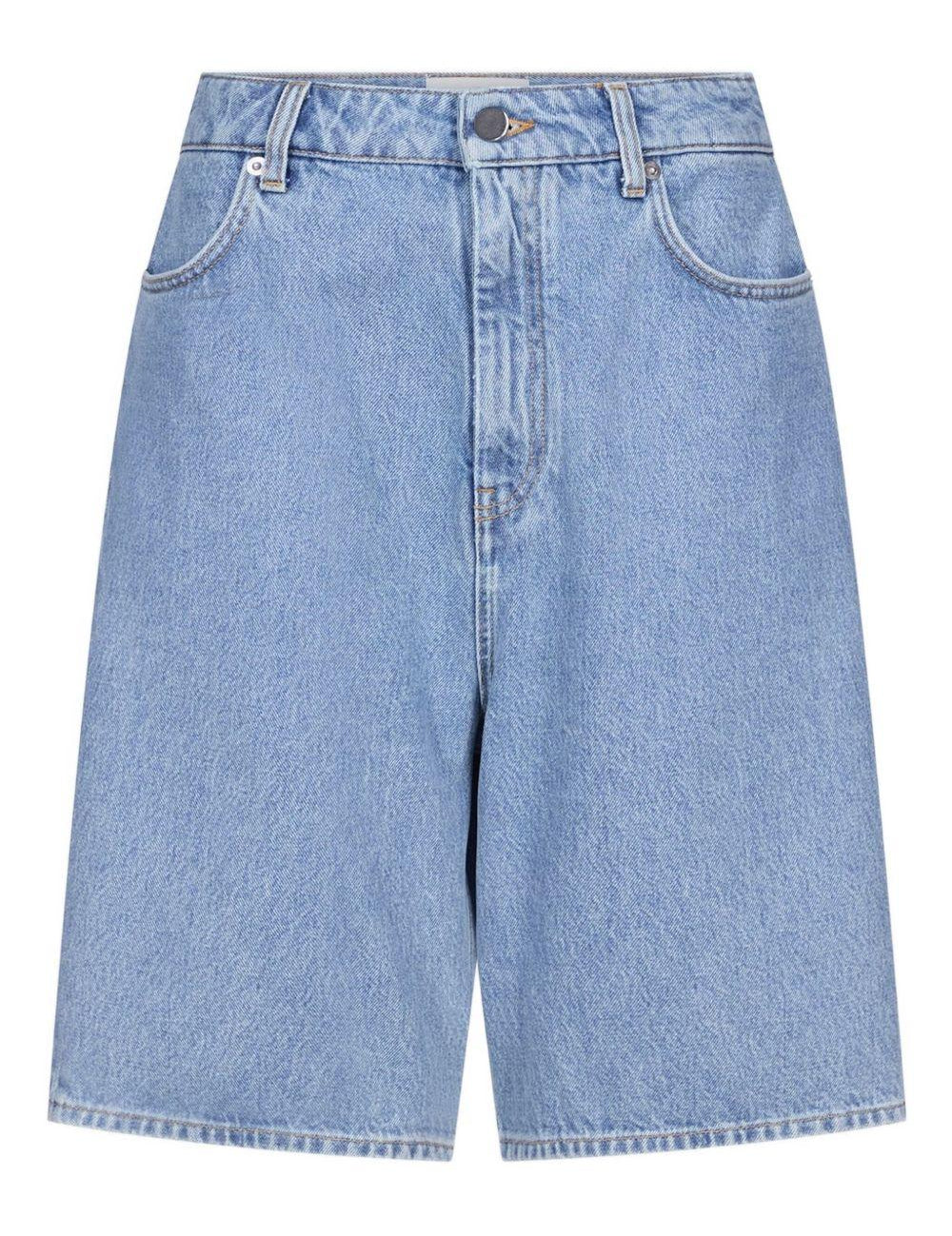 Shorts Isu Lds con zip in blu Loulou de saison - donna 