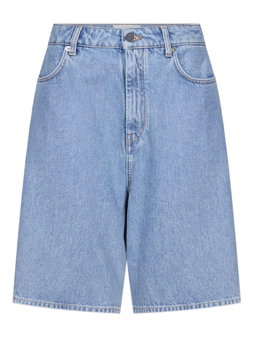 Shorts Isu Lds con zip in blu Loulou de saison - donna 
