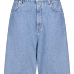 Shorts Isu Lds con zip in blu Loulou de saison - donna 