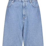 Shorts Isu Lds con zip in blu Loulou de saison - donna 