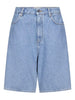 Shorts Isu Lds con zip in blu Loulou de saison - donna