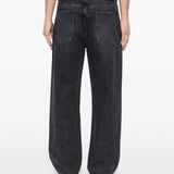 Jeans dritti a cinque tasche in grigio Our legacy - uomo 