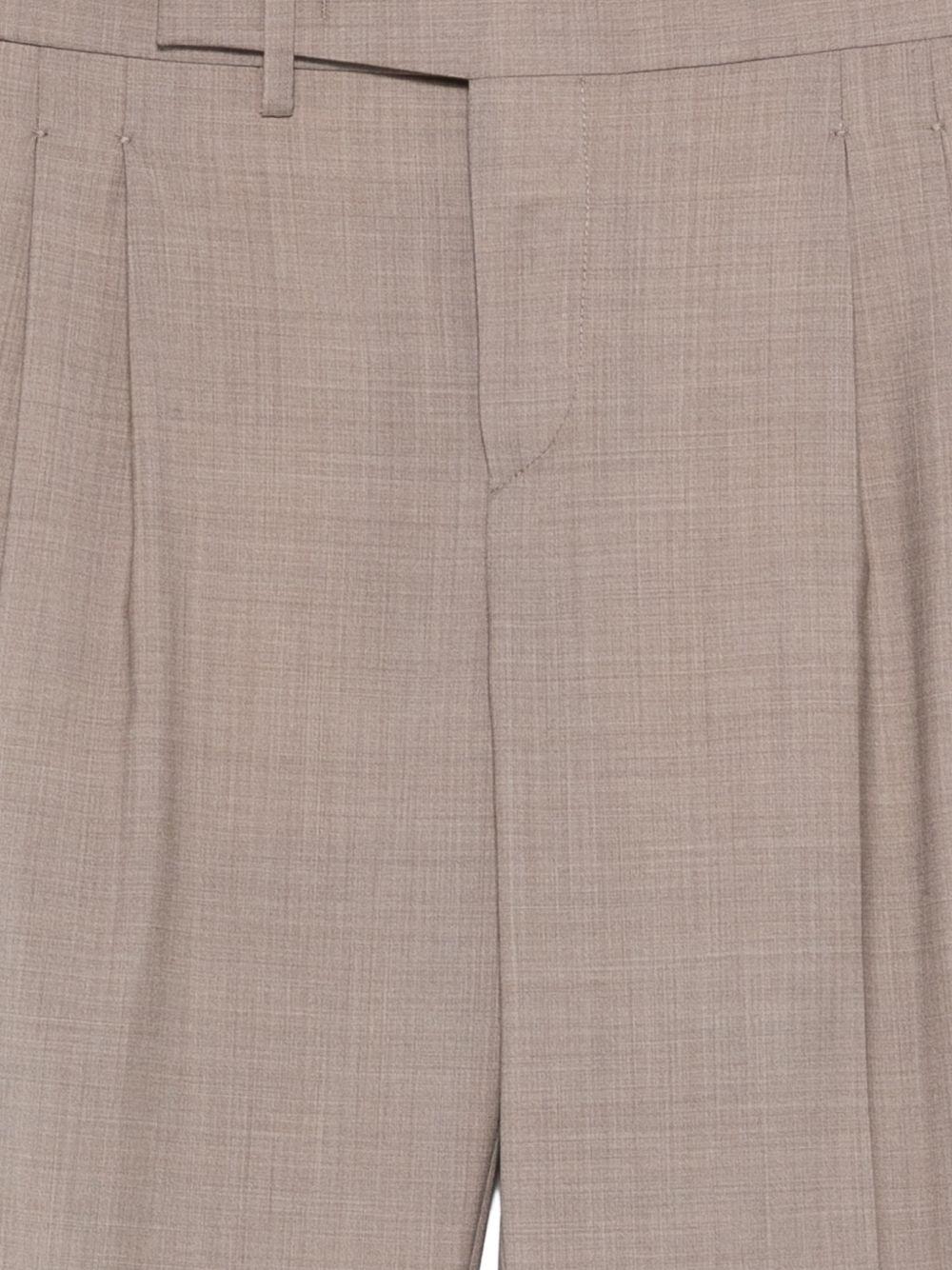 Pantaloni con pieghe e risvolto in marrone Briglia 1949- donna 