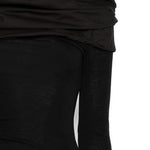 Abito lungo con spalle scoperte in nero Entire studios - donna 