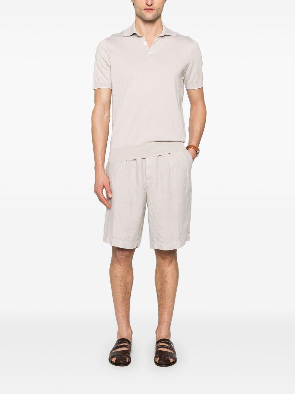 Shorts in lino in beige Brunello cucinelli - uomo 