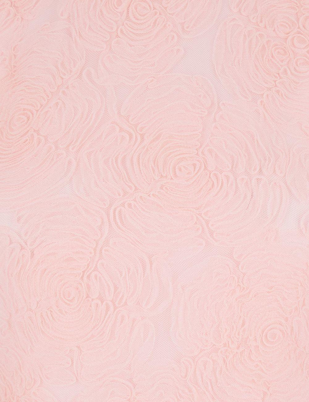 Abito lungo con motivi floreali in rosa Rotate - donna 
