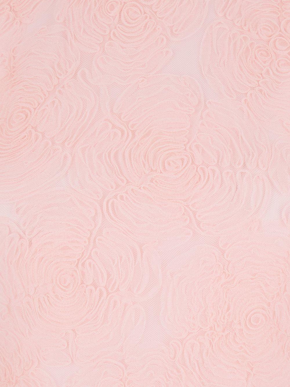 Abito lungo con motivi floreali in rosa Rotate - donna 