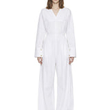 Tuta a maniche lunghe drew in bianco Th Latest - donna 