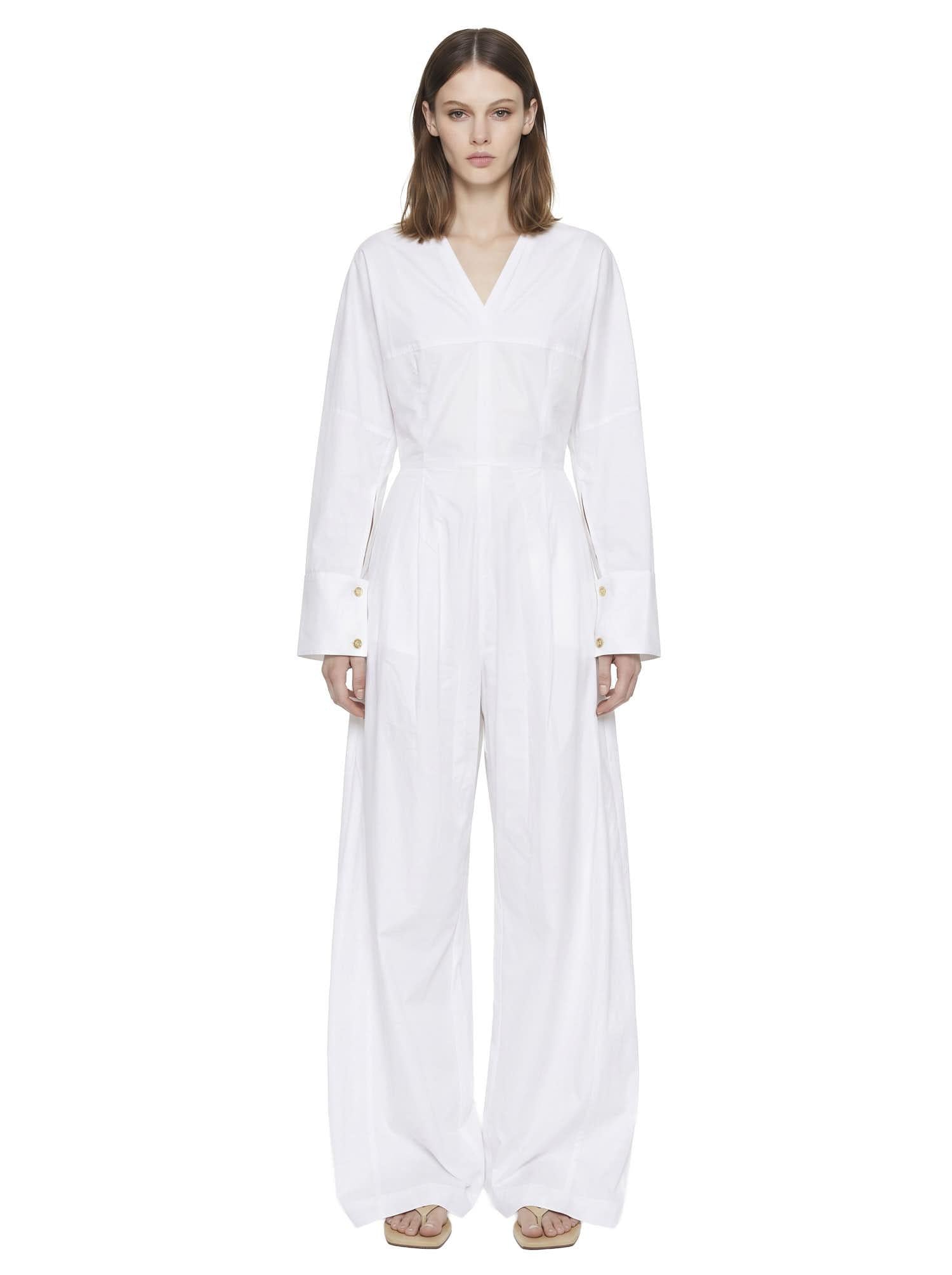 Tuta a maniche lunghe drew in bianco Th Latest - donna 