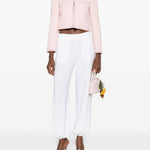 Giacca con paillettes in rosa 