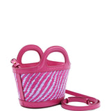 Borsa con logo tropicalia in rosa Marni - donna 
