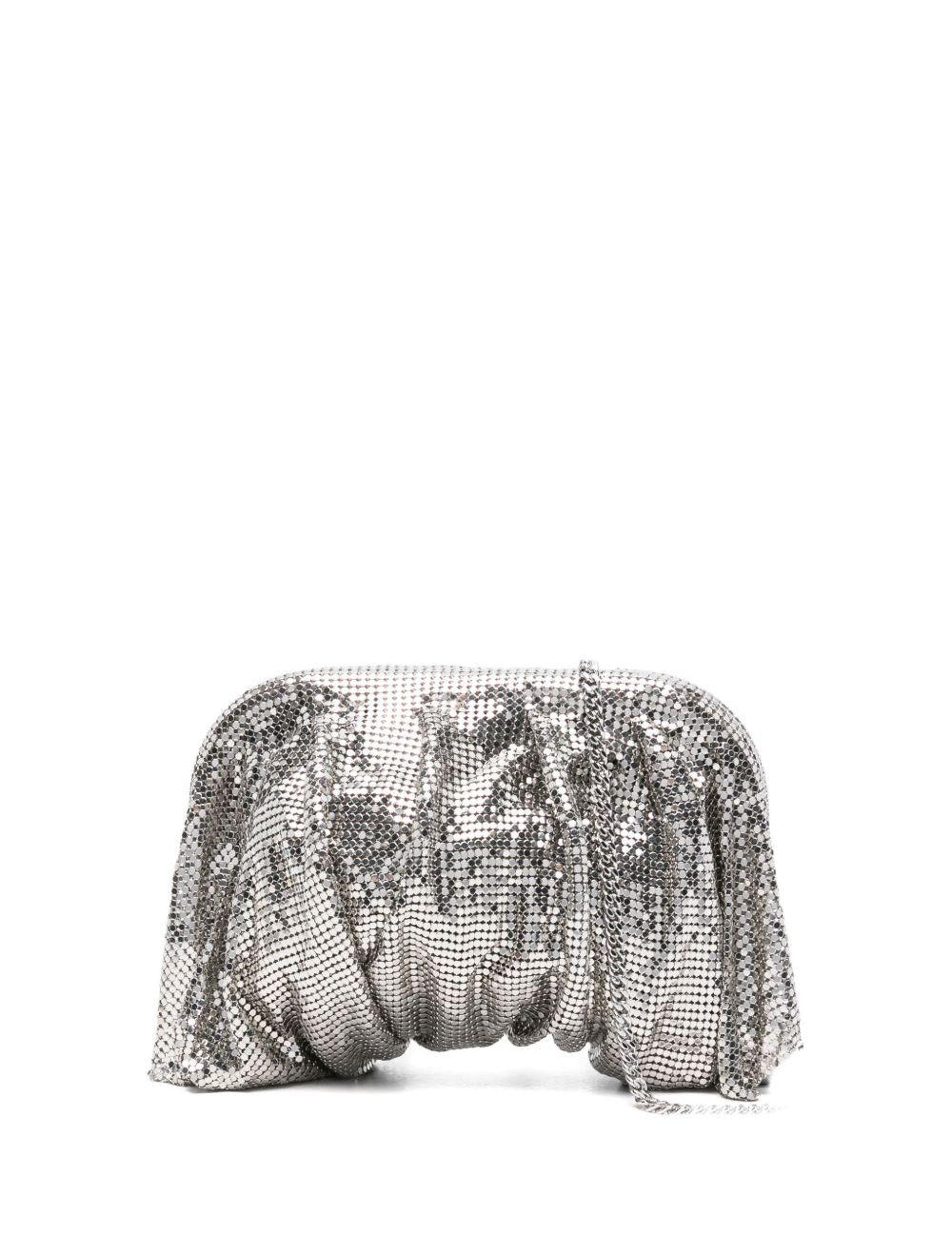 Clutch Venus piccola con cristalli in argento Benedetta Bruzziches - donna 