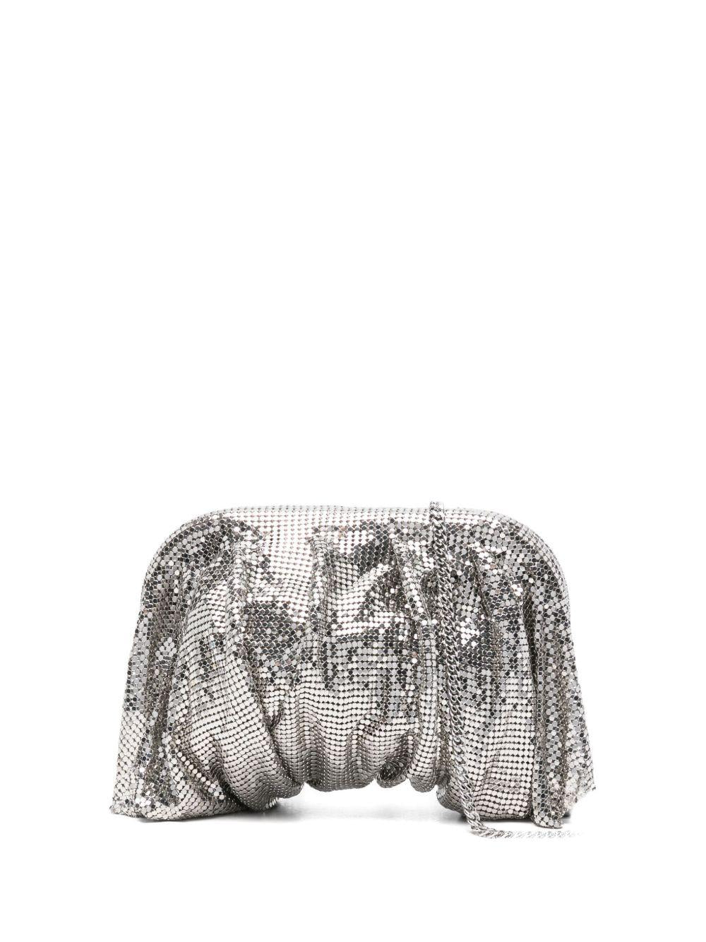 Clutch Venus piccola con cristalli in argento Benedetta Bruzziches - donna 