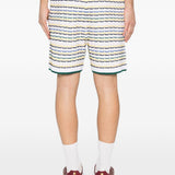 Shorts a fantasia in bianco Casablanca - uomo 