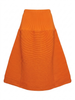 Gonna a trapezio in arancione Melitta Baumeister - donna