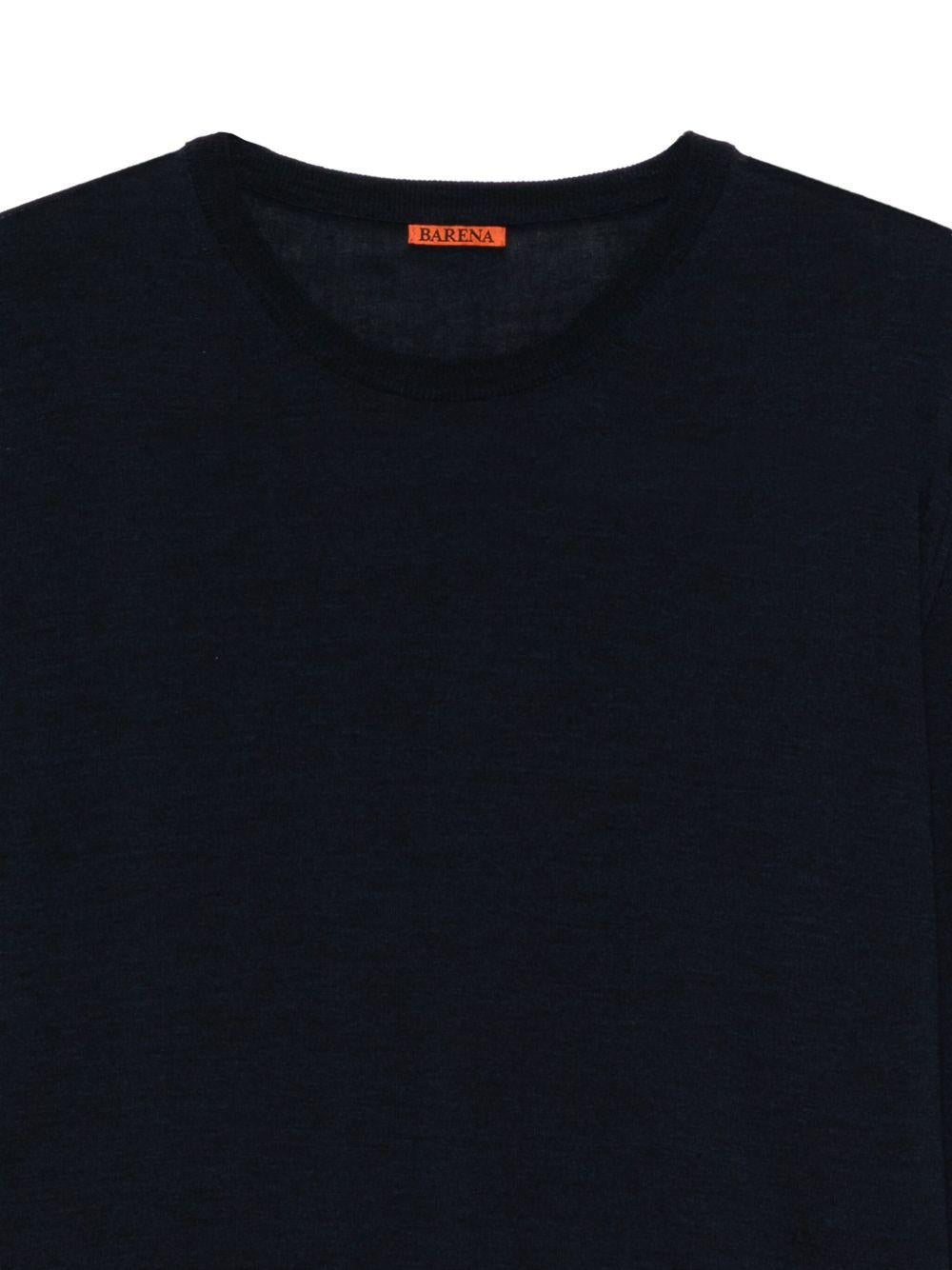 Maglione girocollo in blu Barena venezia - uomo 