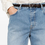 Jeans a gamba dritta in blu Simkhai - donna 