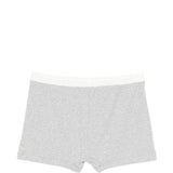 Shorts con vita elasticizzata in grigio Entire studios - donna 