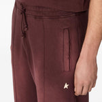 Pantaloni sportivi star in marrone 