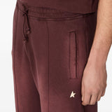 Pantaloni sportivi star in marrone 