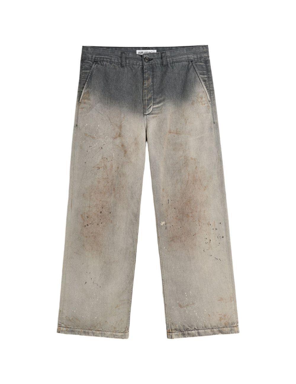 Jeans Rig in grigio Our legacy - uomo 