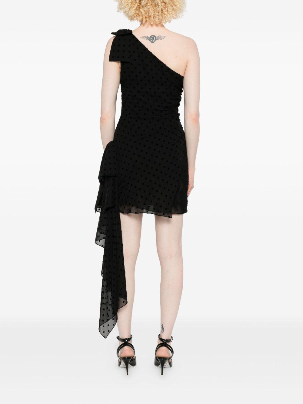 Abito a pois in nero Alessandra Rich - donna 