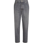 Jeans a cinque tasche in denim grigio con vestibilità iconica. In grigio Brunello cucinelli - uomo 