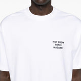 T-shirt con stampa in bianco Drole de monsieur - uomo 