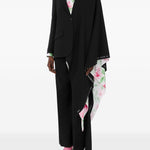 Giacca asimmetrica in nero Moschino - donna 