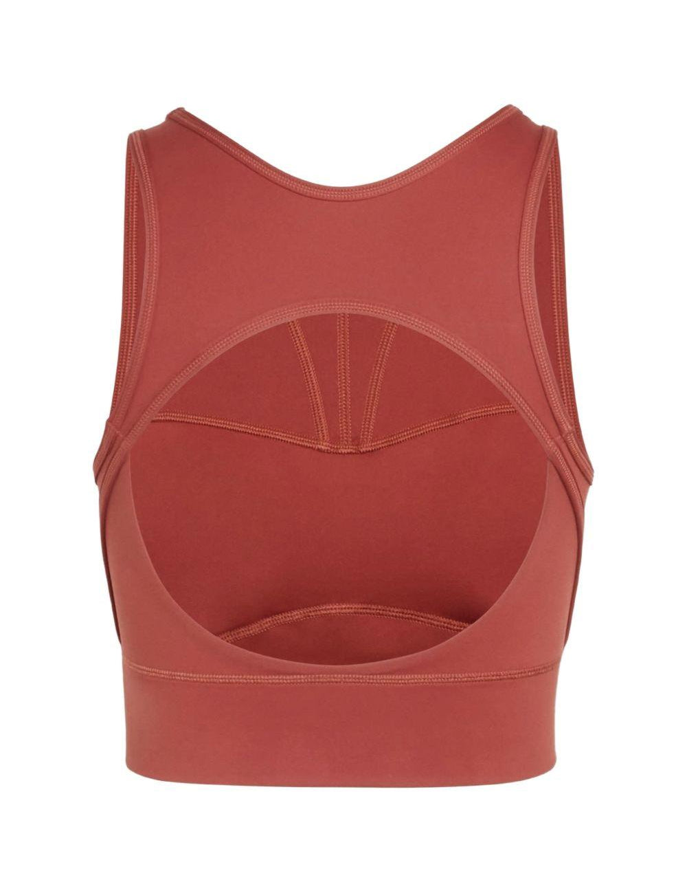 Top corto in rosa cripolla Adidas By Stella Mc Mcartney - donna 