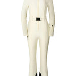 Tuta da sci svasata in bianco Perfect moment - donna 