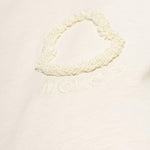 T-shirt con logo in bianco Moncler - donna 