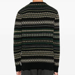Maglione con ricami case fair in nero Barbour - uomo 