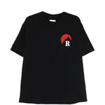 T-shirt con grafica del logo in nero Rhude - uomo 