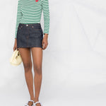 Gonna midi denim in blu A.P.C. - donna 