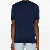 T-shirt Kempton in blu John smedley - uomo 
