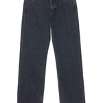 Jeans con bottoni in grigio 