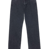 Jeans con bottoni in grigio 