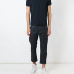 Jeans crop a gamba dritta in blu Junya watanabe - uomo 