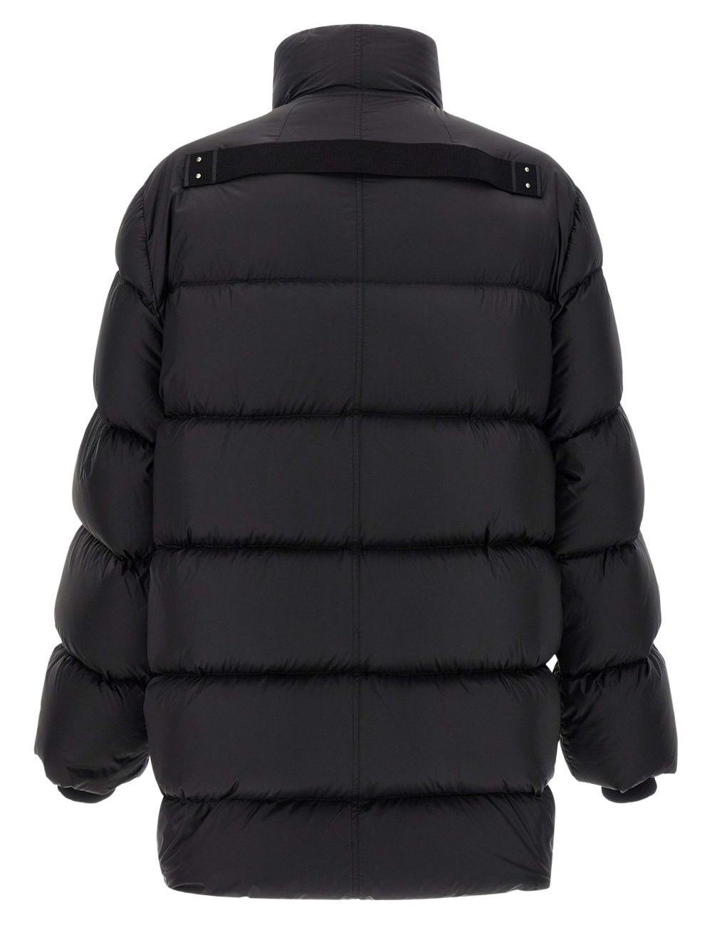Piumino lungo imbottito turtle in nero Rick owens - uomo 