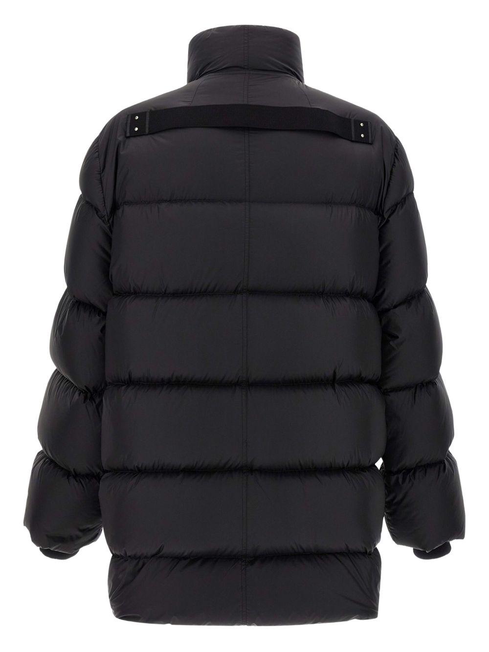 Piumino lungo imbottito turtle in nero Rick owens - uomo 
