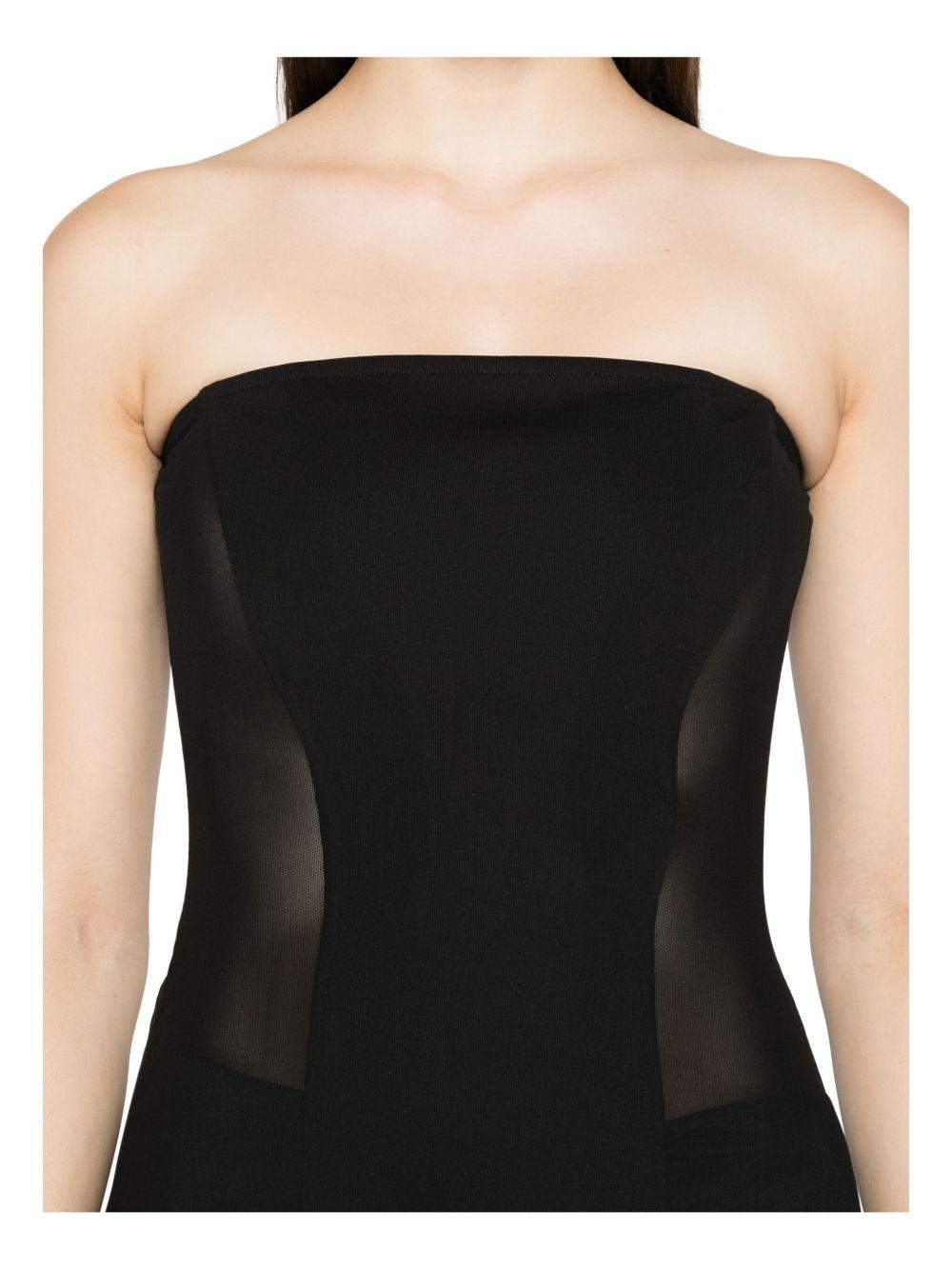 Corsetto in mesh senza spalline in nero Alex perry - donna 