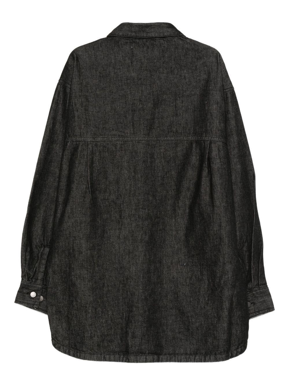 Camicia denim a maniche lunghe herculean in grigio Entire studios - unisex 