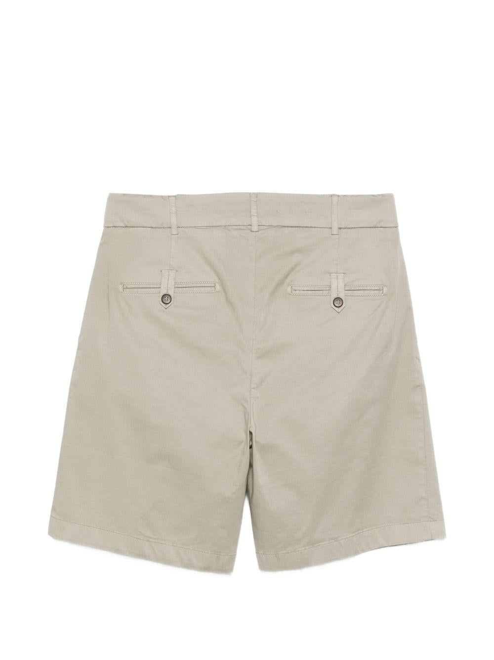 Shorts in cotone in verde Eleventy - uomo 