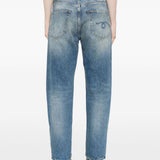 Jeans dritti in cotone in blu R13 - donna 
