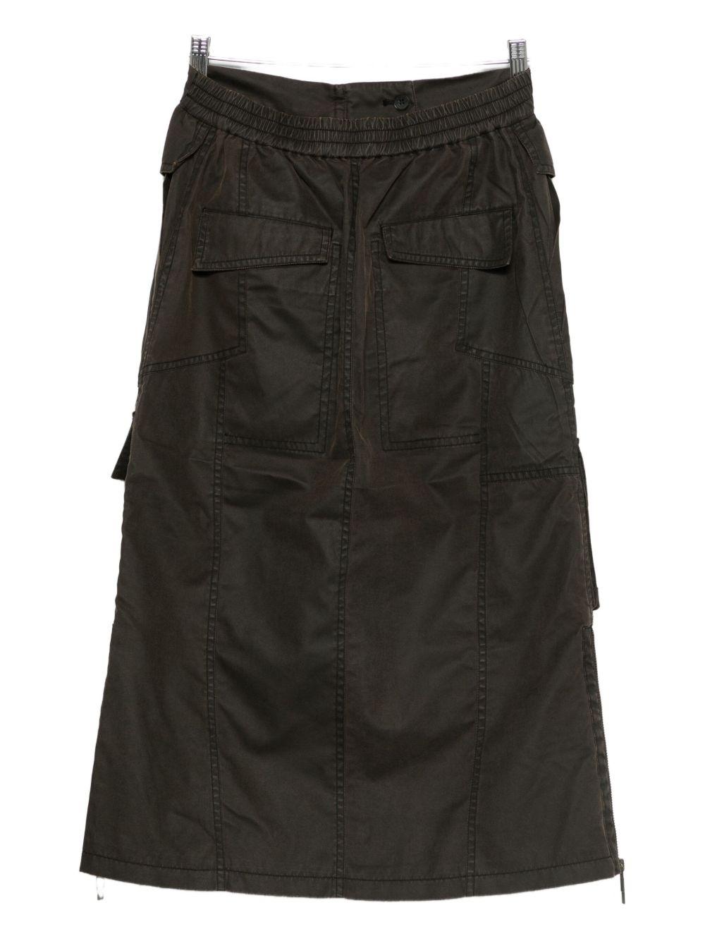 Gonna con tasche cargo in marrone Feng chen wang - donna 