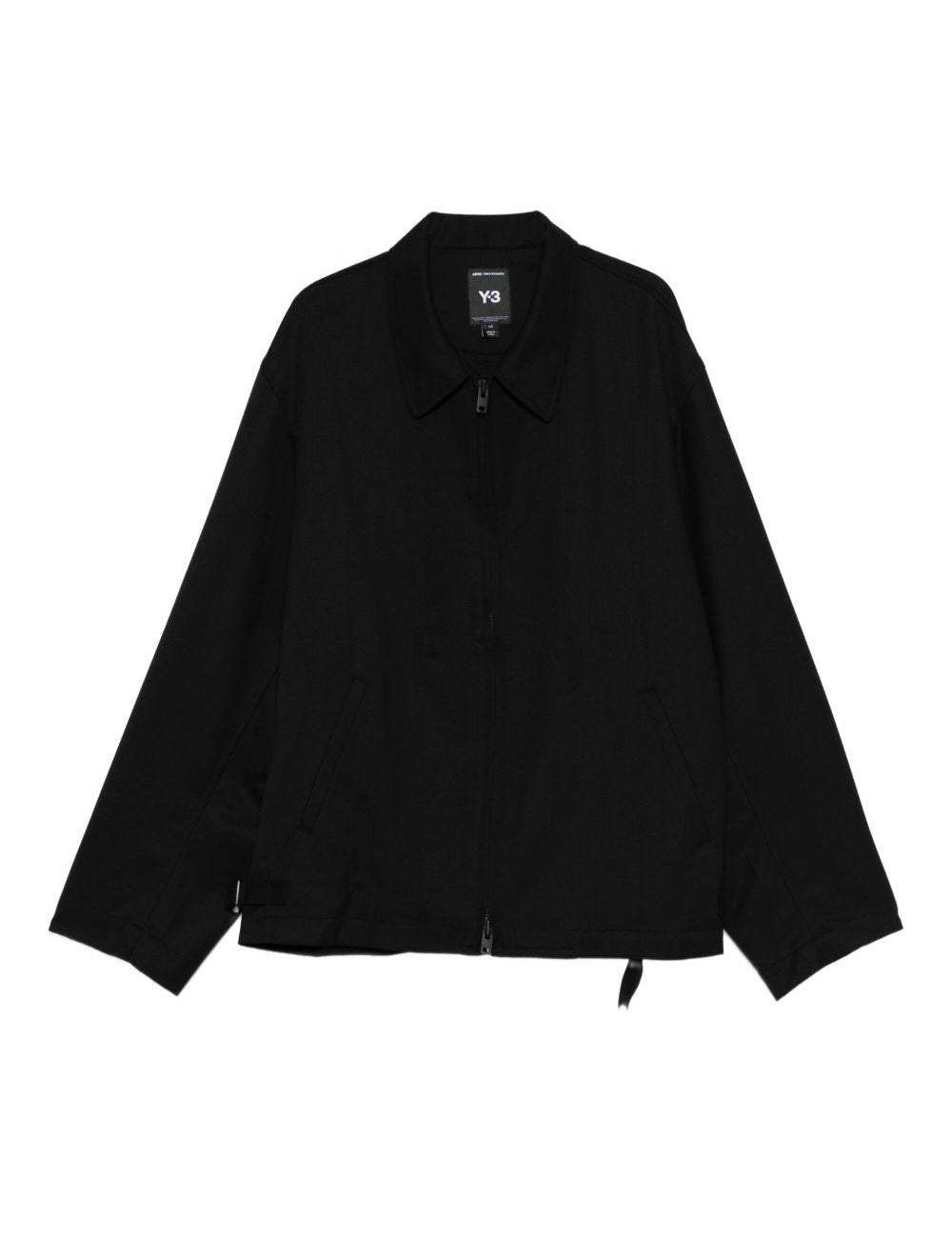 Giacca con zip in nero Y-3 - uomo 